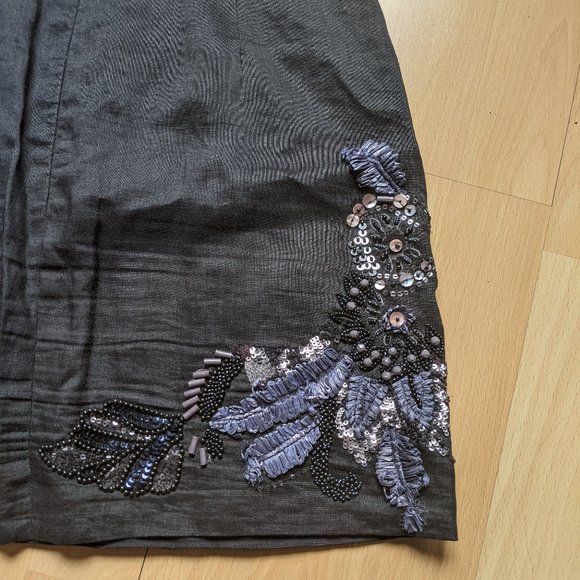 Beautiful Embellished / Embroidered French Connection Skirt - Picture 4 of 6